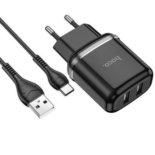 ŁADOWARKA SIECIOWA 2XUSB HOCO 2.4A