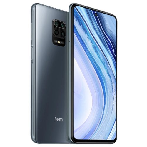 szary smartfon Xiaomi Redmi note 9 pro